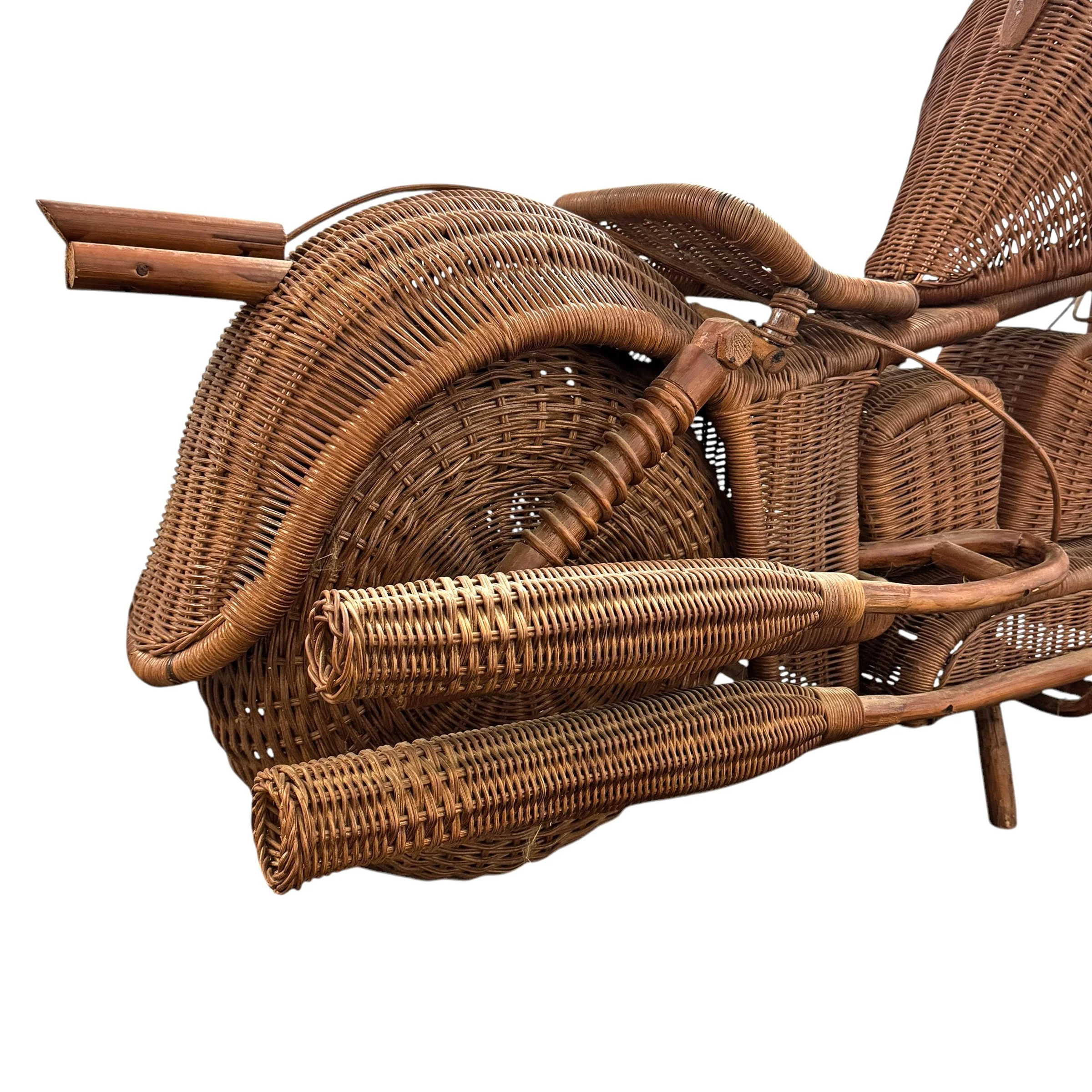 Woven Wicker Motorcycle by Tom Dixon — RIGHT | PROPER